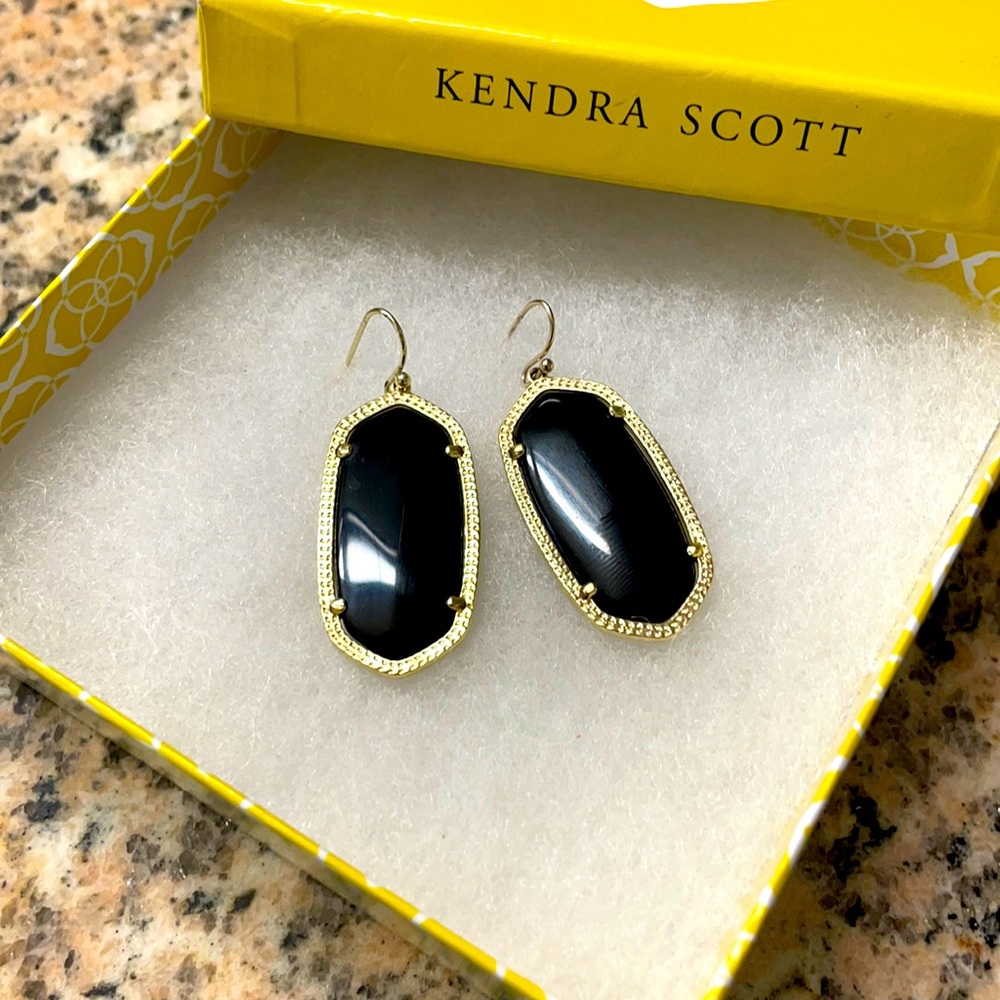 Kendra Scott Black Earrings